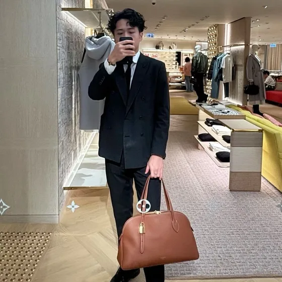 Louis Vuitton Cabas Tan Shoulder Bag