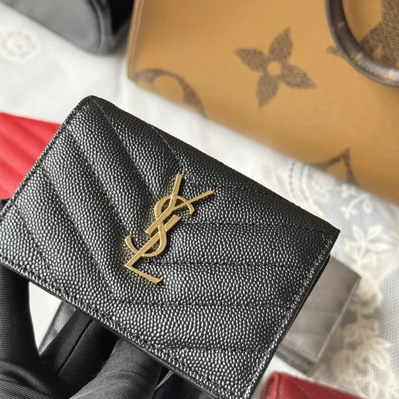 YSL Cassandre Matelassé Card Holder Sort Card Holder