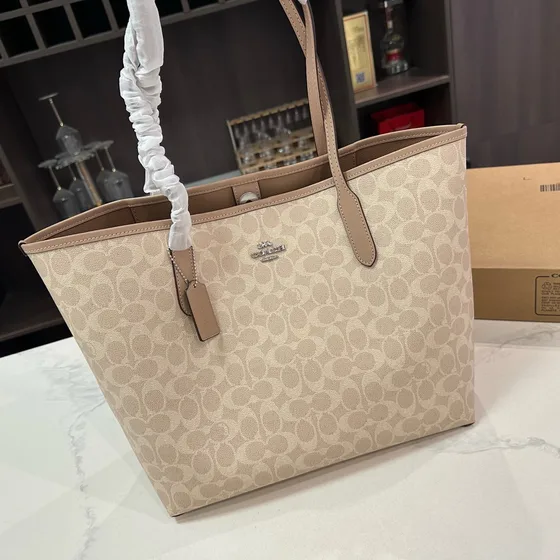 Coach City Tote Beige Borsa tote