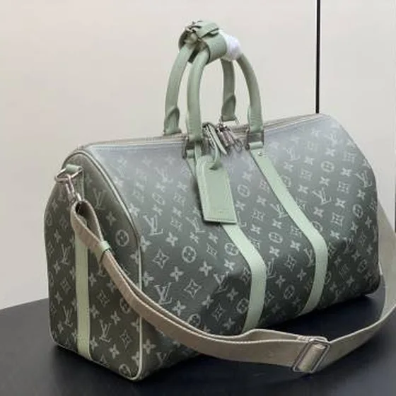 Louis Vuitton Keepall Bandouli re 45 Monogram Verde 45 travel
