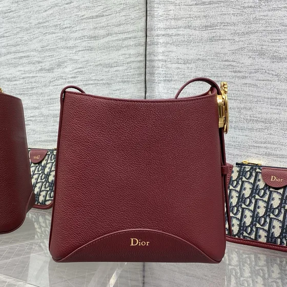 Dior Medium C'Est Dior Bag Burgund Skuldertaske
