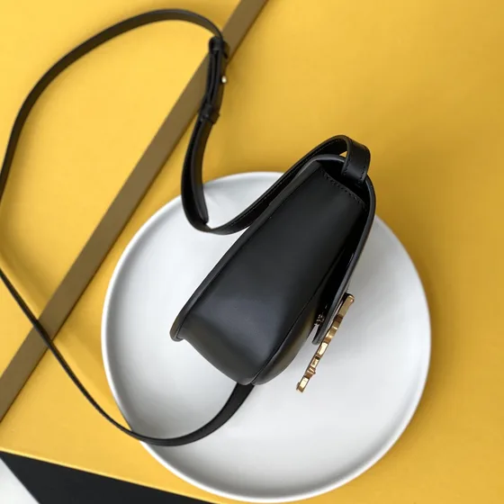 YSL Kaia Small Satchel Nero Crossbody