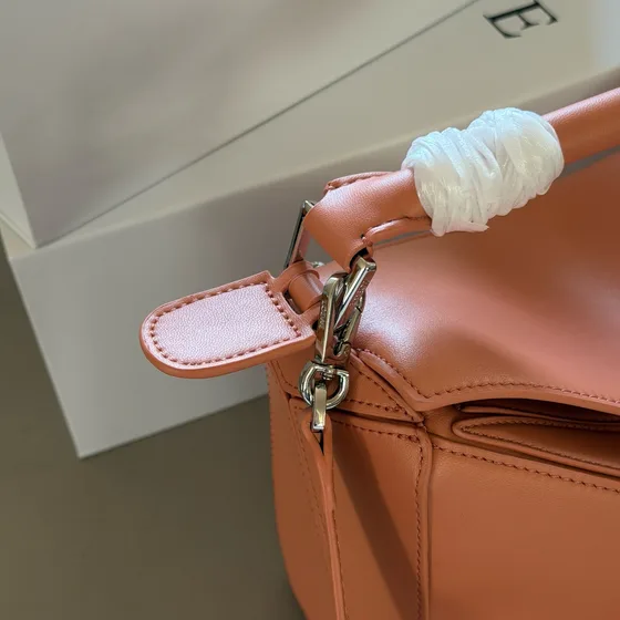 Loewe Puzzle Bag Peach Lyserød 24*15cm / 18*10cm Crossbody