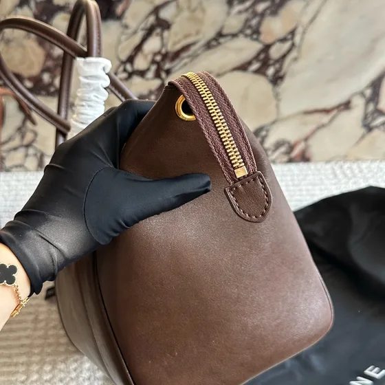 Celine Luggage Marrón Asa superior