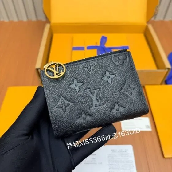 Louis Vuitton L a Wallet Black Wallet