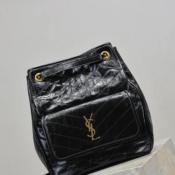 YSL Niki Bucket Bag Black Shoulder Bag