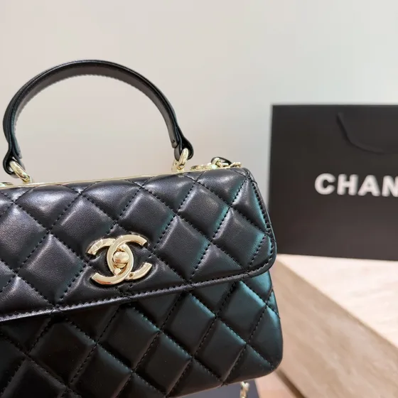 Chanel Trendy Cc Negro Asa superior