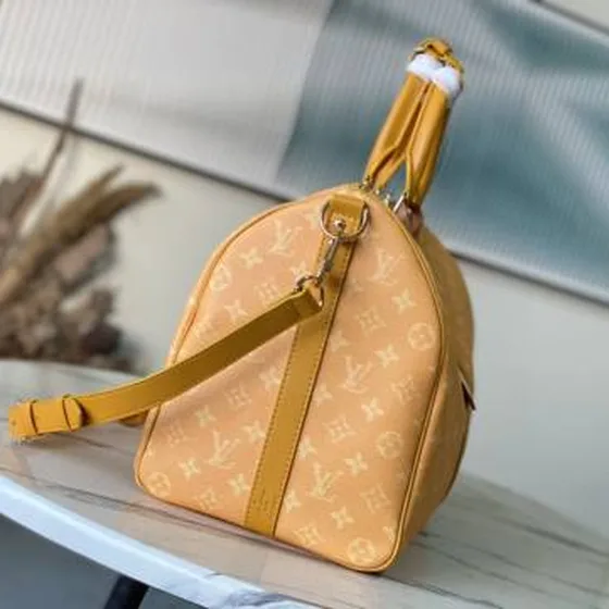 Louis Vuitton Keepall Peach Monogram travel