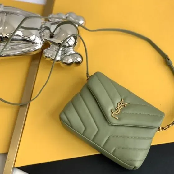 YSL Loulou Toy Sage Green Crossbody