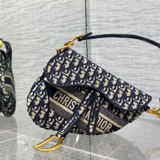 Dior Saddle Bag Bleu Sac épaule