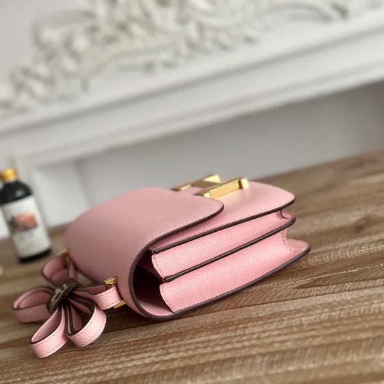 Hermes Constance Rose Crossbody