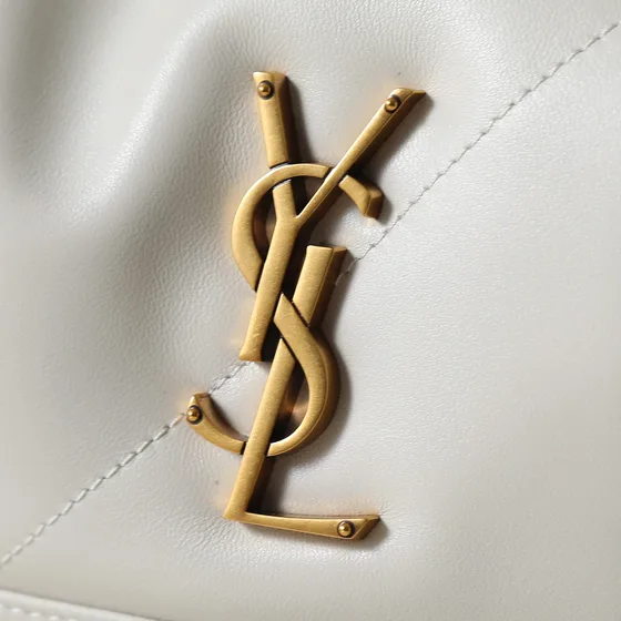 YSL Jamie Shopping Bag Hvid Skuldertaske