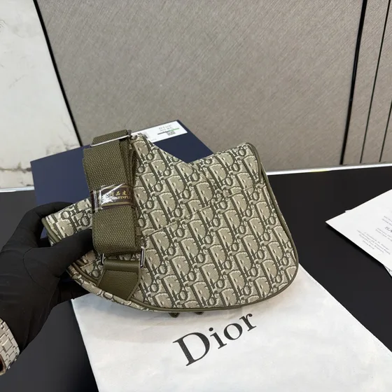 Dior Saddle Belt Bag Olive Be Oblique Belt Bag