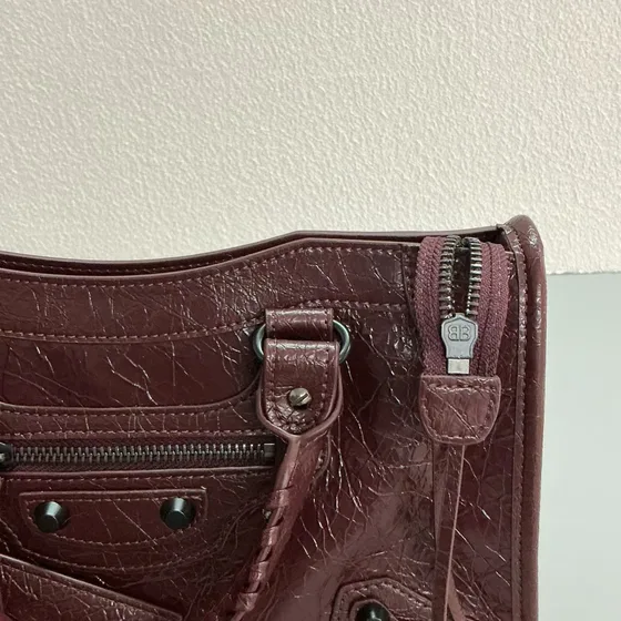 Balenciaga Le City Small Anse supérieure Bag Bordeaux Anse supérieure
