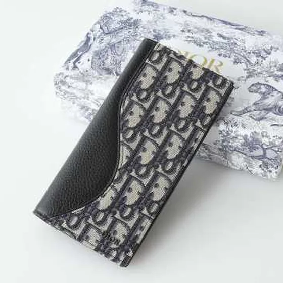 Dior wallet Hitam Oblique everyday