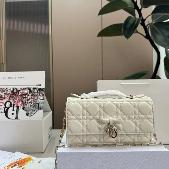 Dior My Dior Mini Top Handle Bag Pink Top Handle