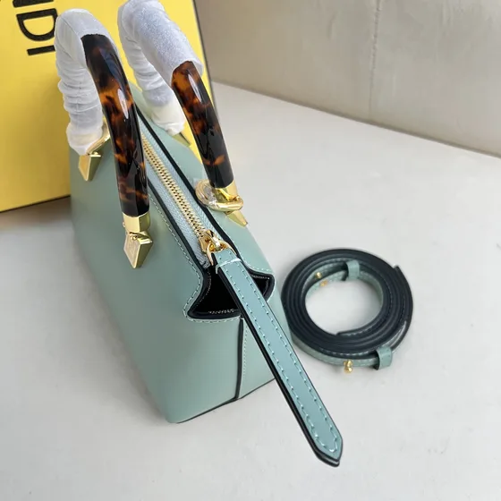 Fendi By The Way Mini Boston Bag Mint Verde Manico