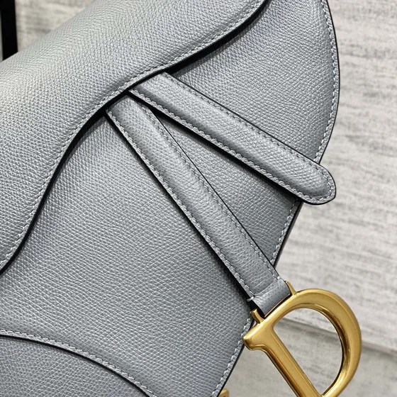 Dior Saddle Bag Gray Skuldertaske