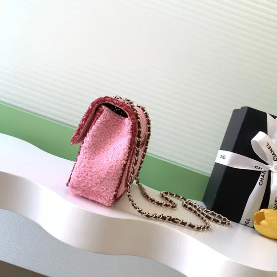 Chanel Classic Flap Pink Flap Bag