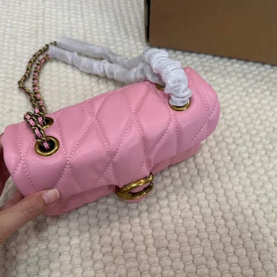 Coach Tabby Shoulder Bag 20 Quilted وردي Shoulder Bag
