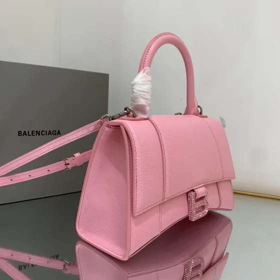 Balenciaga Hourglass Верхняя ручка Bag Розовый Верхняя ручка