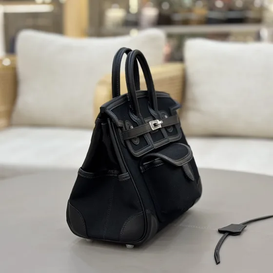 Hermes Birkin Cargo 25 Black 25 Top Handle