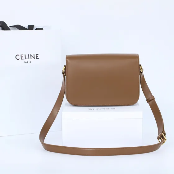 Celine Triomphe Marron Sac épaule
