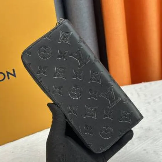 Louis Vuitton wallet Black Monogram Empreinte everyday