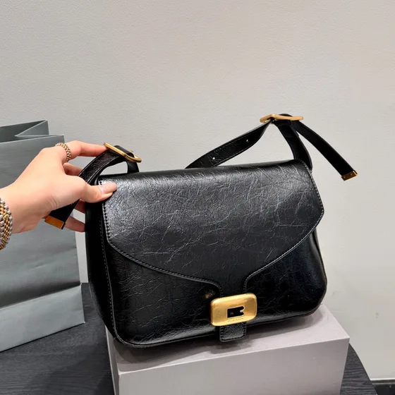 Balenciaga Clicca Sort Skulderveske