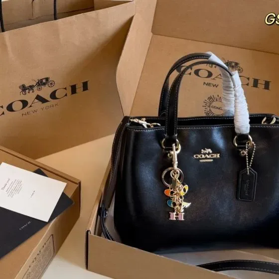 Coach Black Top Handle