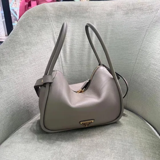 Prada Caramel Brun Skuldertaske