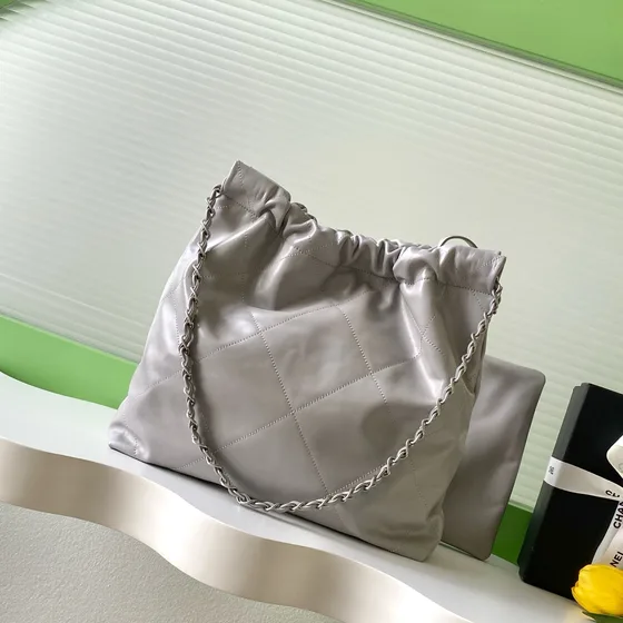 Chanel 22 Bag Gray Sac épaule