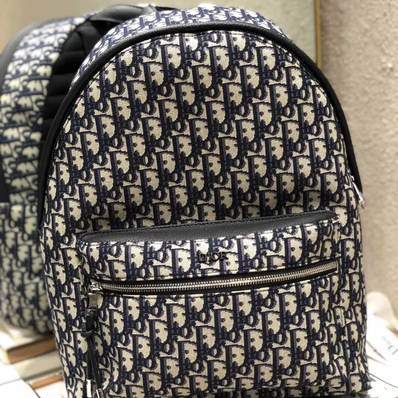 Dior Rider Backpack Beige And Blue Backpack