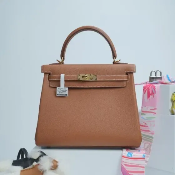 Hermes Kelly Brown Top Handle
