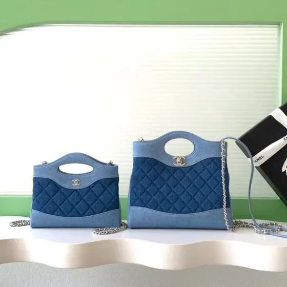 Chanel 31 Bag Blue Top Handle