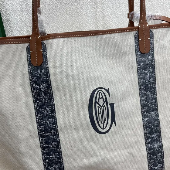 Goyard Saint Louis Gm Hvid Shoppertasketur