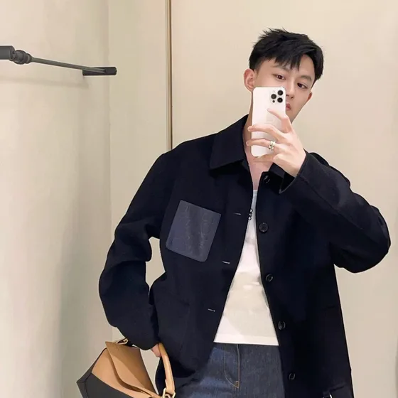 Loewe Puzzle Bag Sort And Brun Tophåndtag