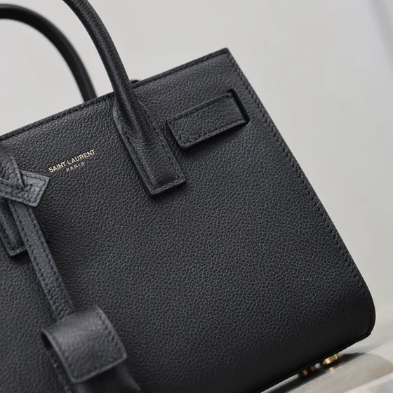 YSL Sac De Jour Nano Hitam Top Handle