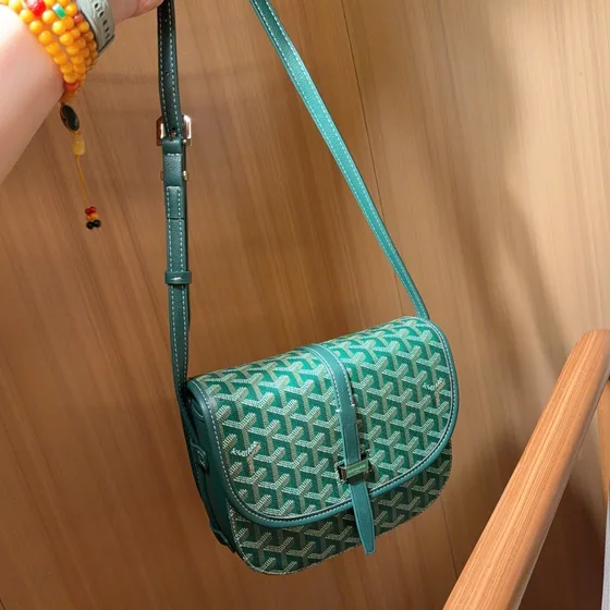 Goyard Belvedere Pm Yeşil Crossbody