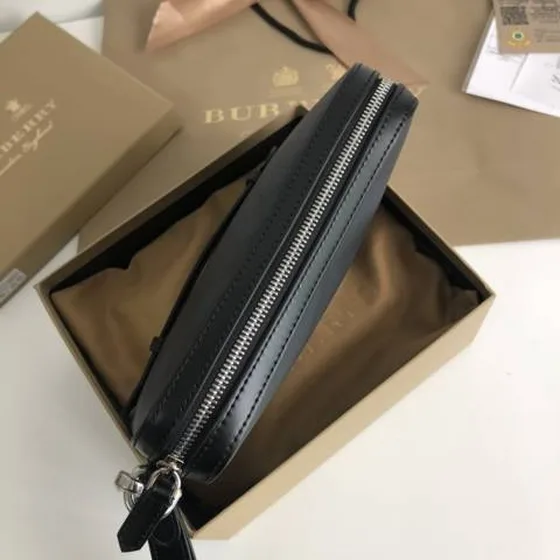 Burberry สีดำ Check 25x14cm everyday