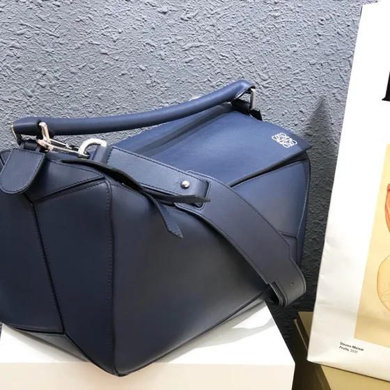 Loewe Puzzle Bag Blu navy Blu Crossbody