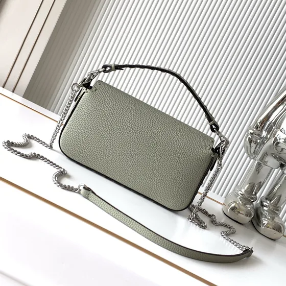 Fendi Baguette Light Green Crossbody