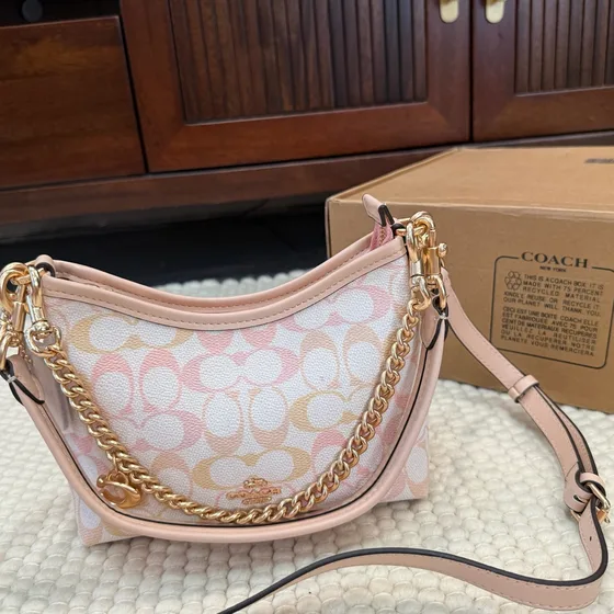 Coach Mini Jamie Camera Bag Blå Crossbody