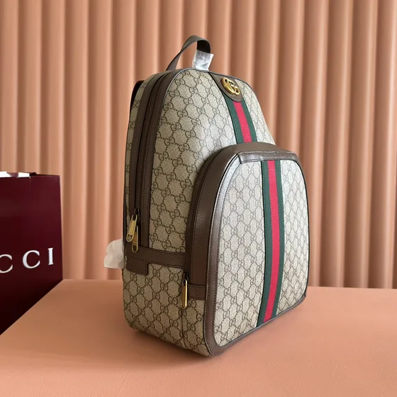 Gucci Ophidia Gg Medium Backpack Be/Nâu Backpack