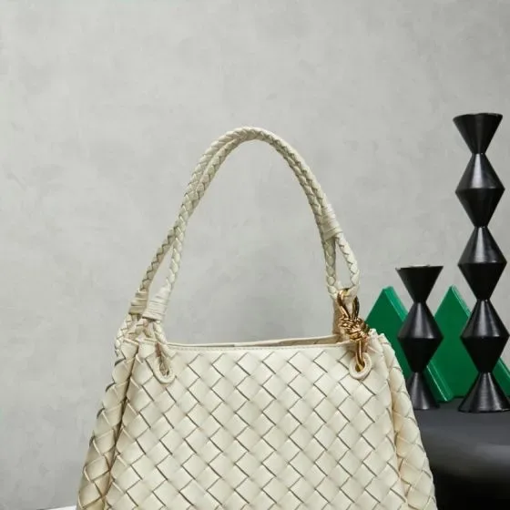 Bottega Veneta Parachute White Shoulder Bag