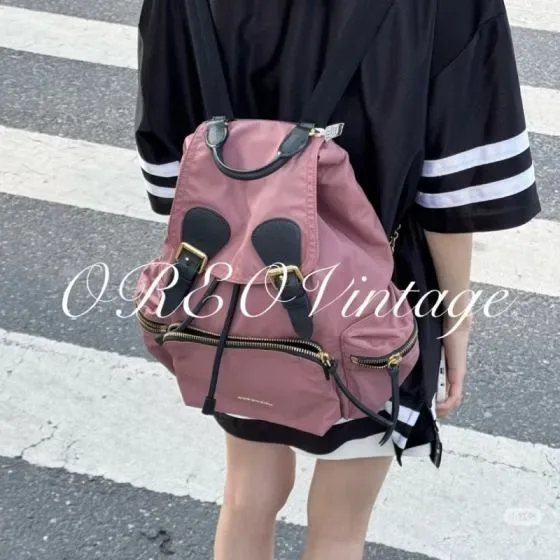 Burberry Medium Rucksack Backpack Dusty Pink Backpack