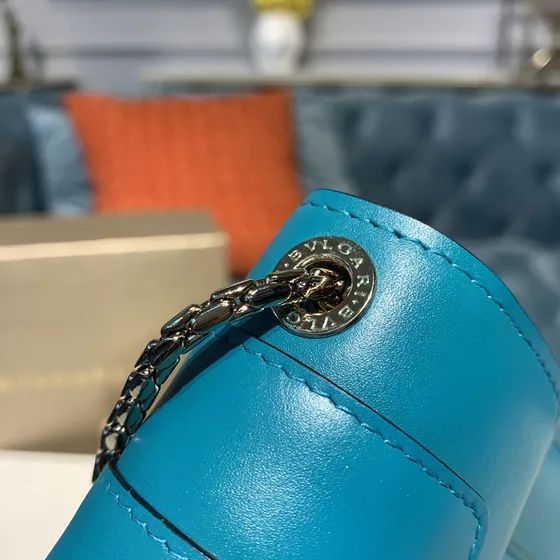 Bvlgari Serpenti Forever Turquoise Shoulder Bag