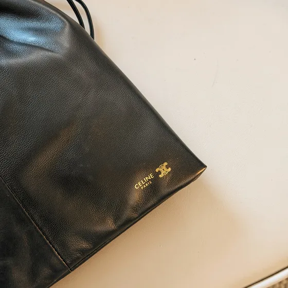 Celine Crystal Pochette Noir Sac épaule