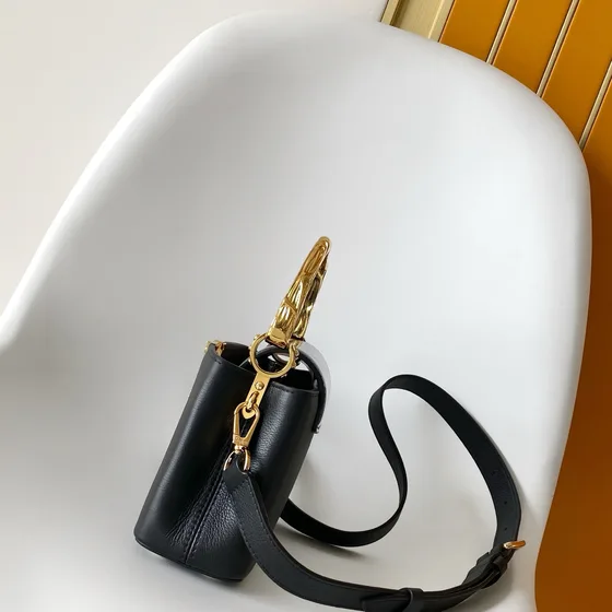 Louis Vuitton Capucines Black Top Handle