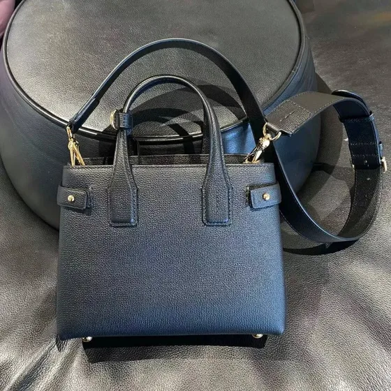 Burberry Baby Banner Tote Black Top Handle